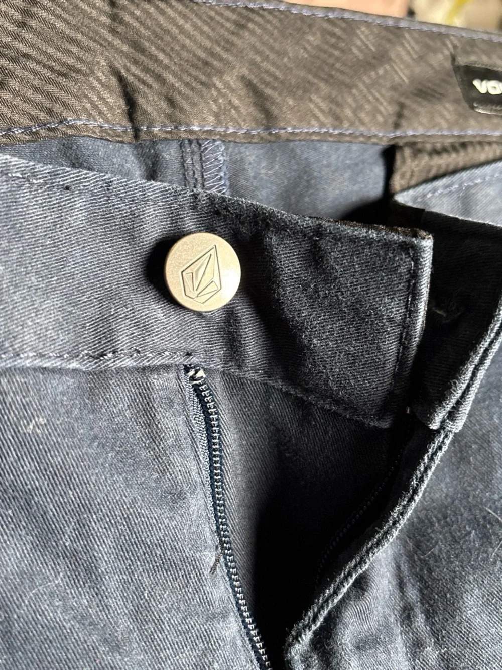 Volcom Men's Dark Navy Chino Pants sz 36